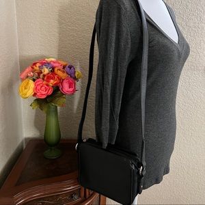 Vintage Liz Claiborne Vegan Leather Crossbody Bag